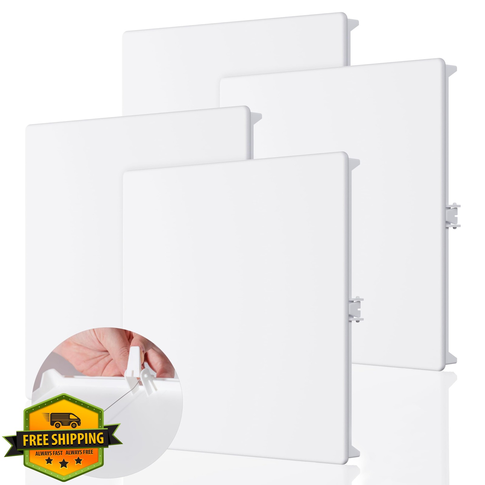 Morvat 12x12 4pk Access Panel White