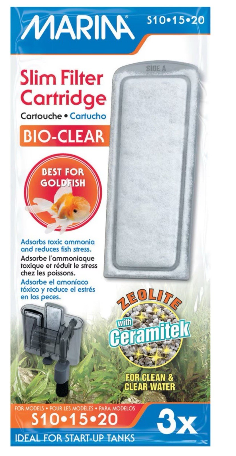 (36 Filters) Marina Slim Filter Cartridge S10 S15 S20 Bio-Carb Ceramitek Lot NEW