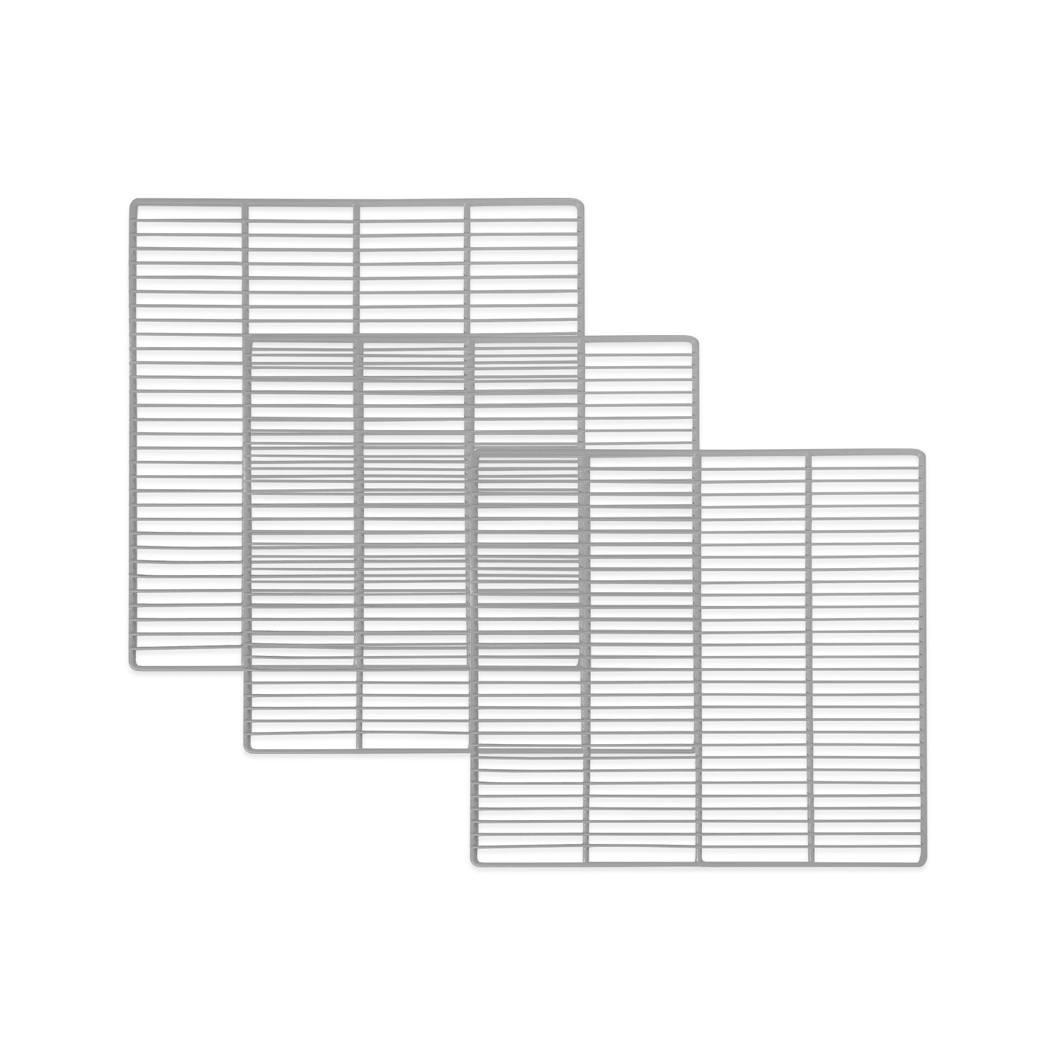 Commercial Refrigerator and Freezer Replaced Shelves Set of 3 Steel Wire Shelves