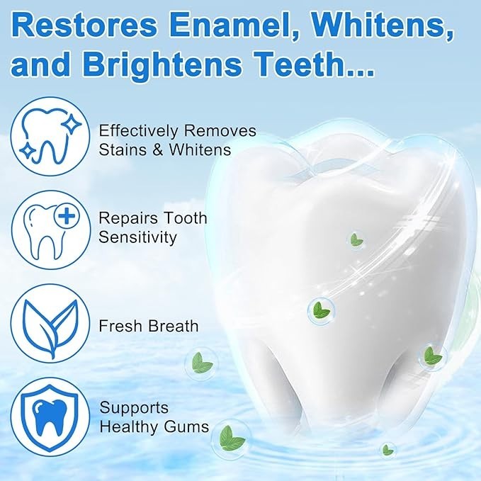 9.9% Hydroxyapatite Toothpaste, 4.23 Oz Nano Hydroxyapatite Toothpaste for Ename