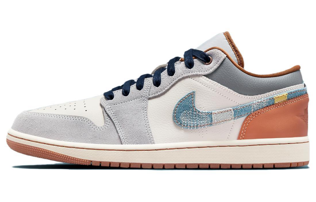 Air Jordan 1 SE Low Repaired Denim Swoosh - FZ5042-041 New Size