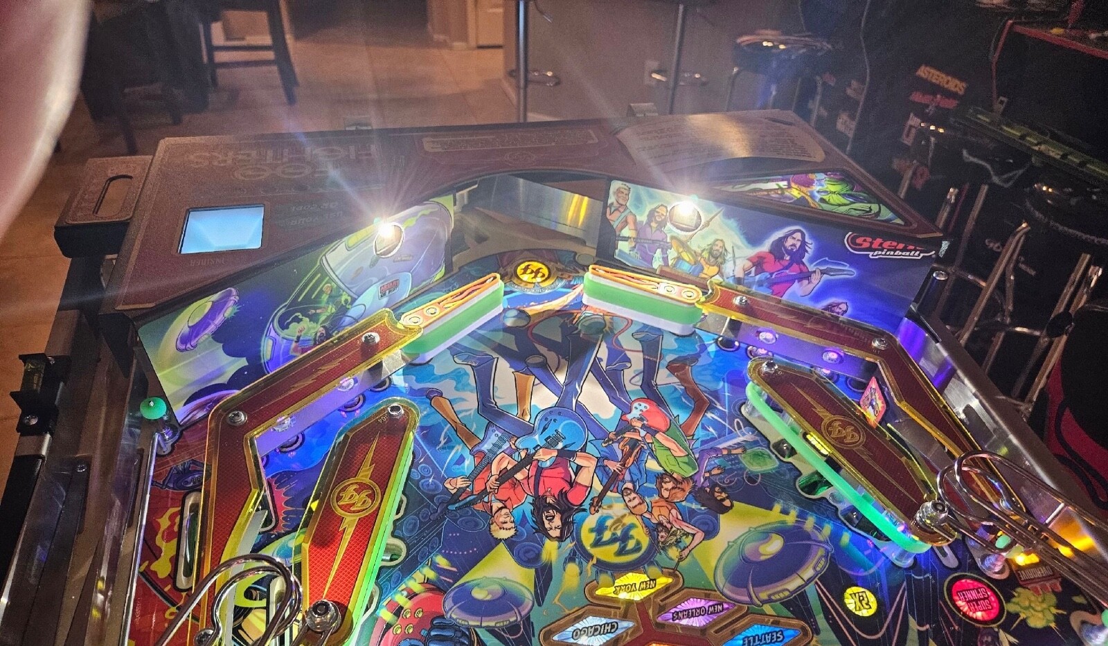 Foo Fighters Pinball Mod DECAL Apron Wall ( SOLD AS A PAIR)