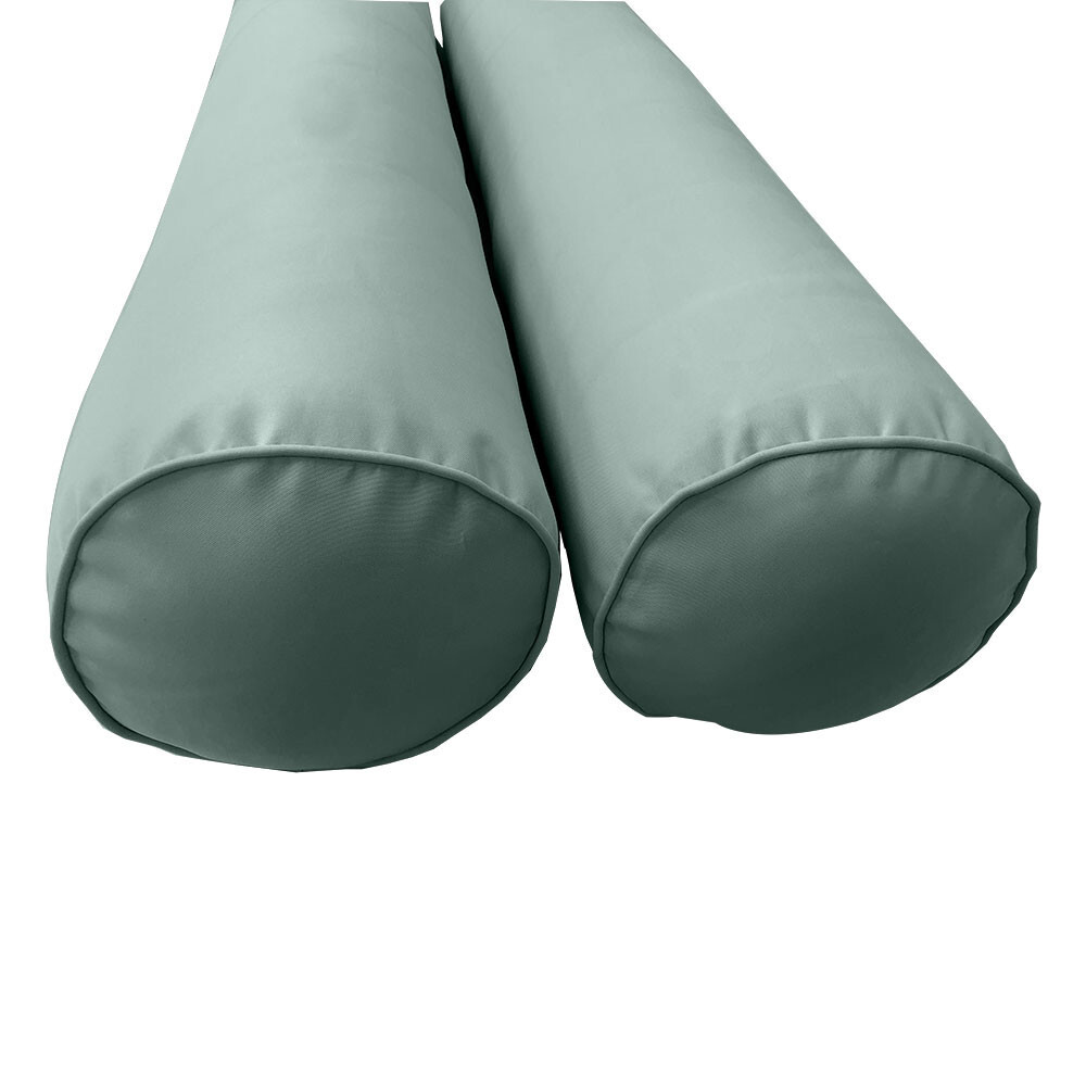 Style6 Queen Size Pipe Trim Bolster Pillow Cushion Outdoor Slip Cover ONLY AD002