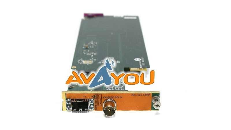 Miranda GV FIO-1901-T 3G/HD/SD Electrical to Optical Converter 1x Tx SFP slot
