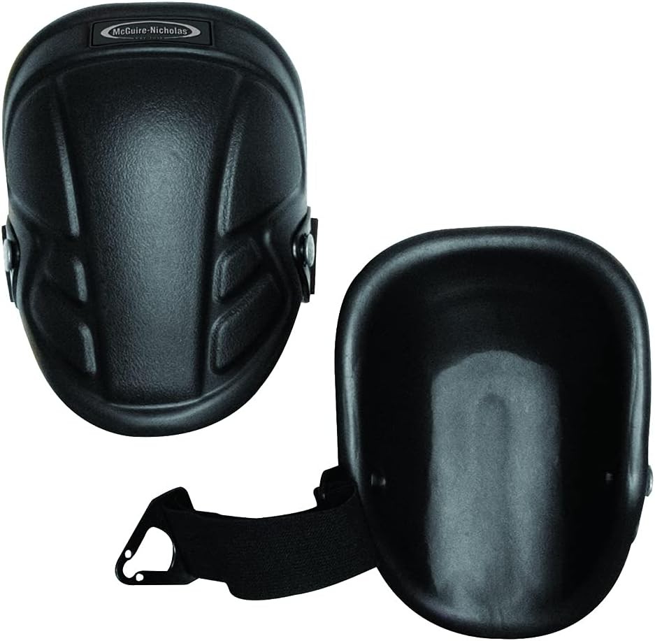 McGuire-Nicholas - 1MN-350 Tuff Shell Knee Pads | Lightweight Ergonomic black