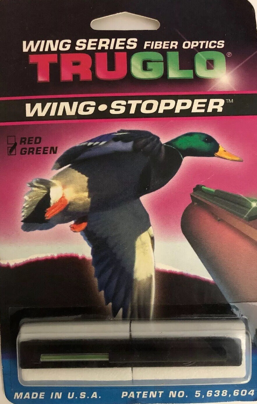 TRUGLO Sight TG1033G Green wing stopper 3/8" for Mossberg Winchester SHIP N 24HR