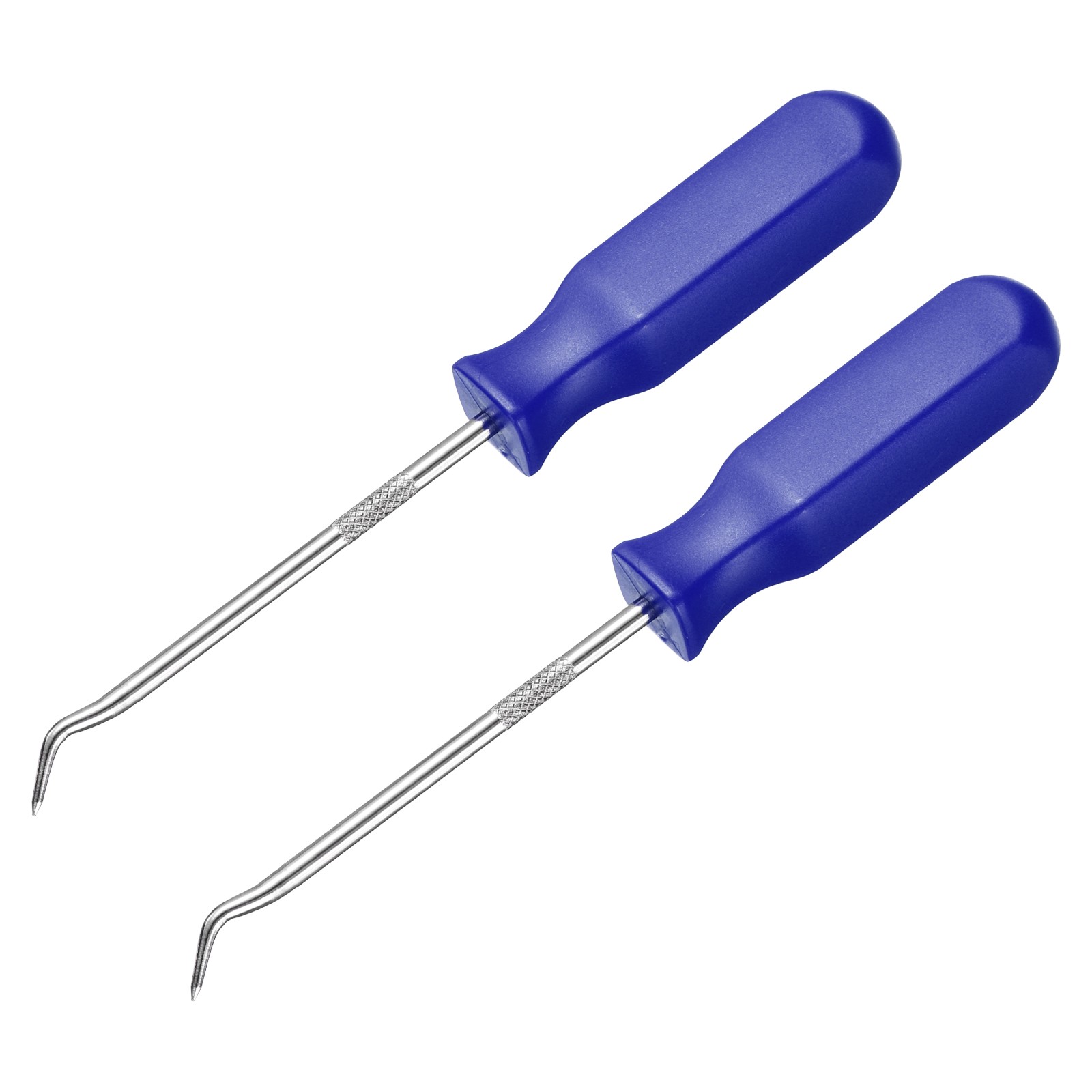 2Pcs O-Ring 135 Degree Hooks,140mm Oil Seal Tool, Blue