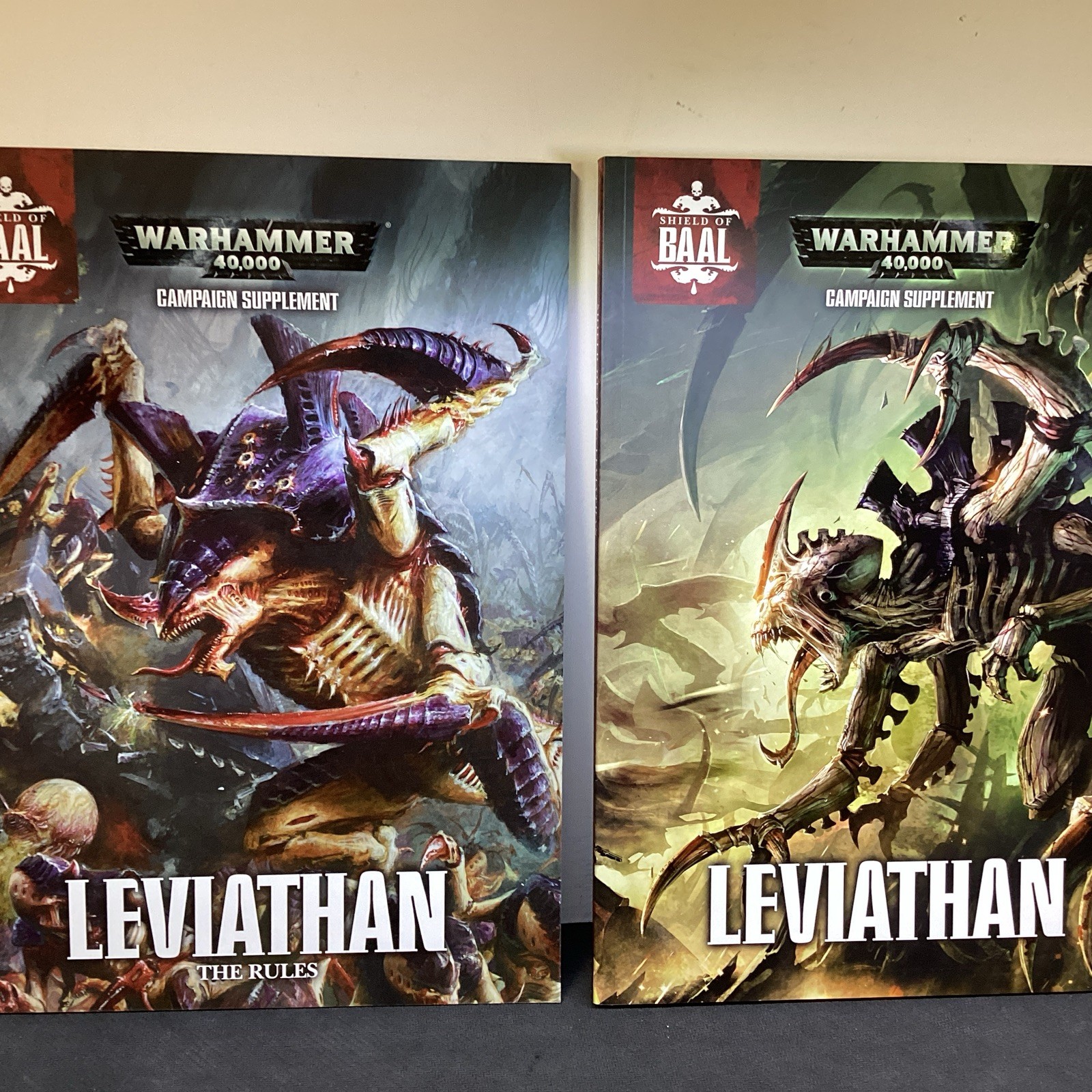 Warhammer 40K SHIELD OF BAAL LEVIATHAN CAMPAIGN BOOK LOT jm730266