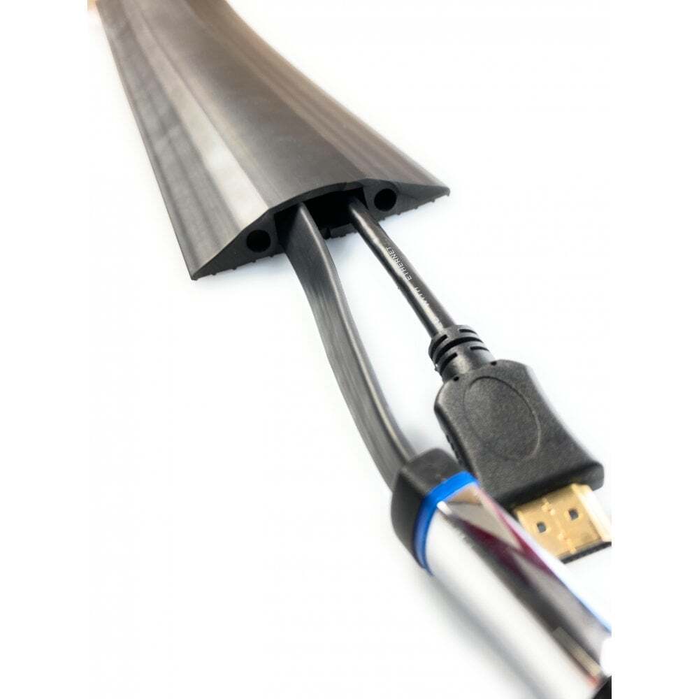 Black Cable Floor Protector / Cover / Protection Against Tripping Hazard On 1Shelf®
