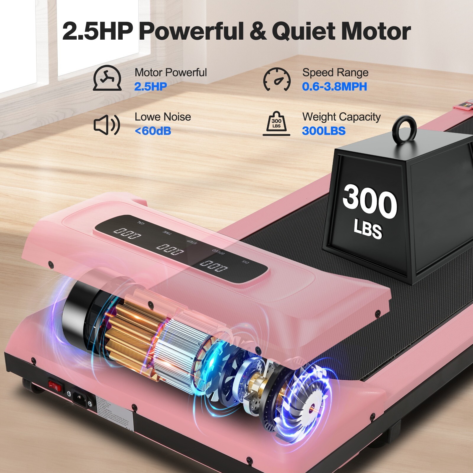 Compact Running Treadmilwith Remote Control Transform Your Fitness Experienc❤‍🔥