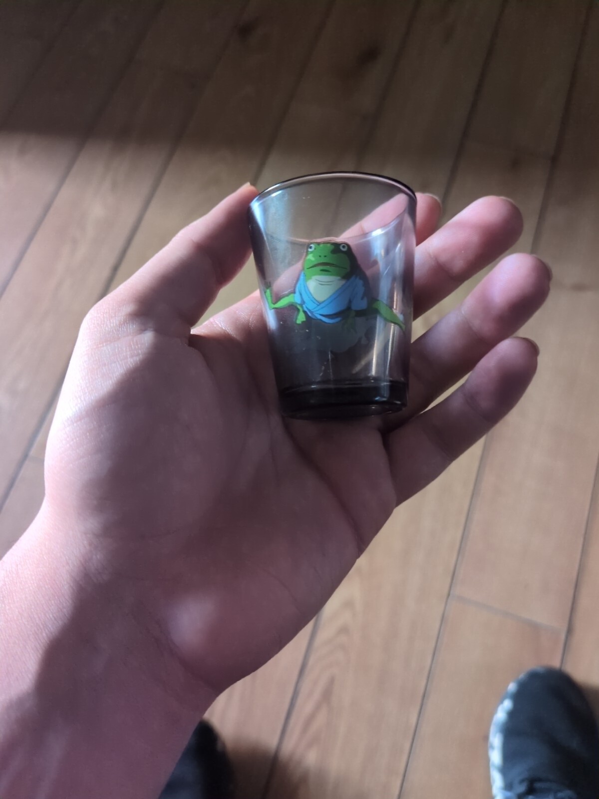 spirited away aogeru shot glass 2001 Original Vintage Rare