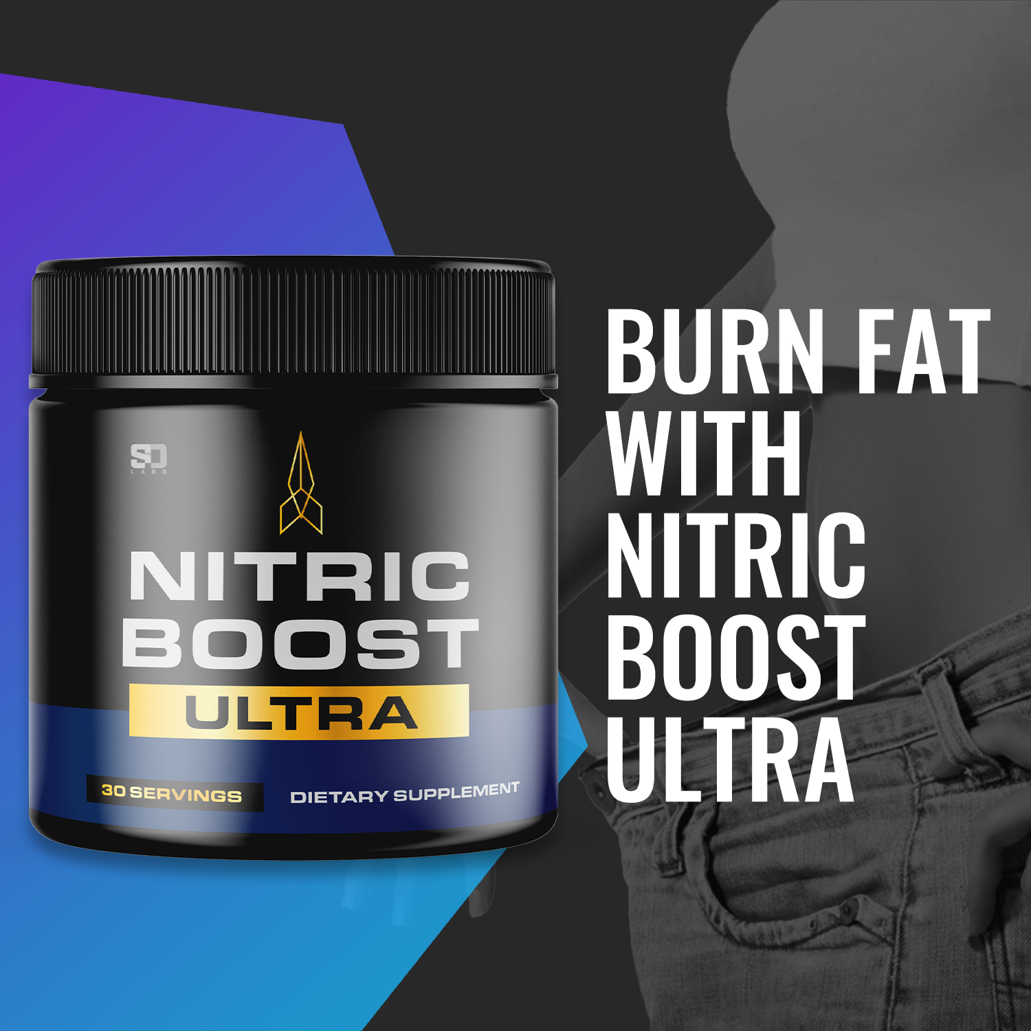 Nitric Boost Ultra Powder - Boost Energy and Support Active Lifestyles (2 Pack)