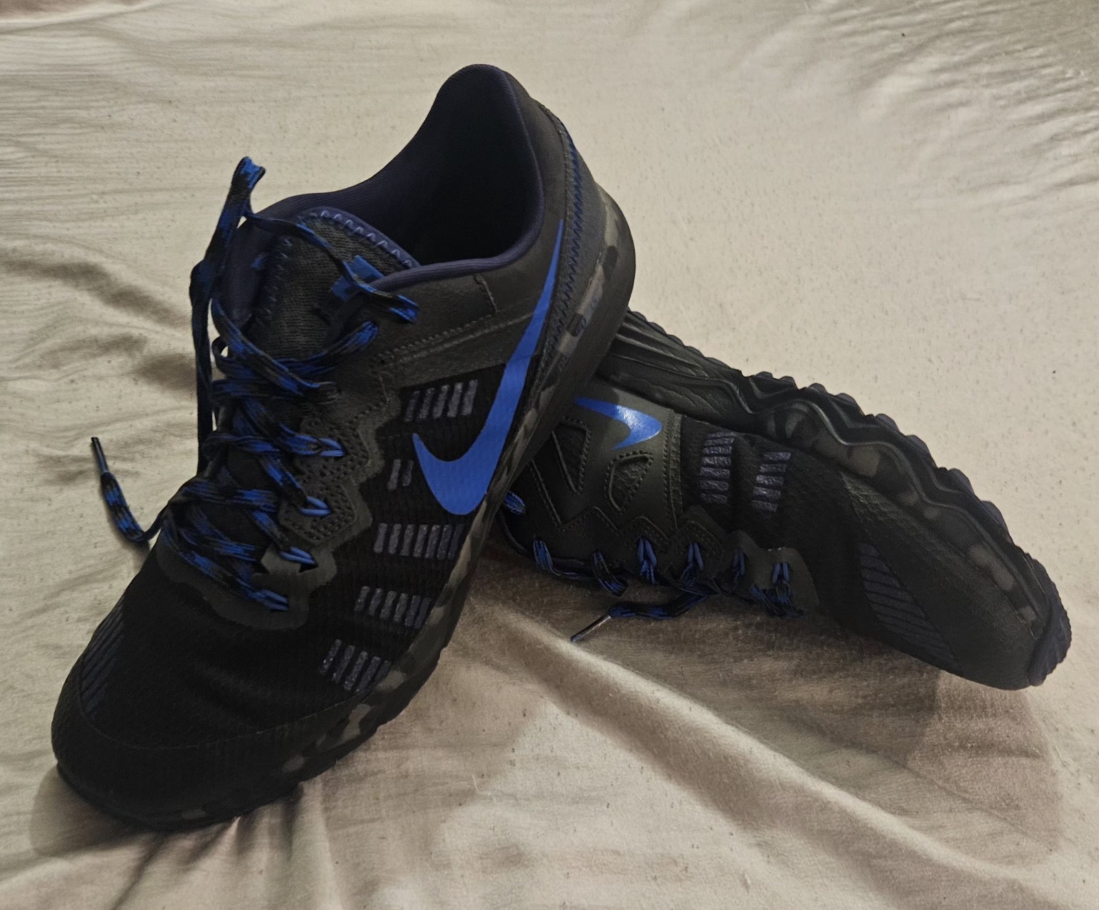 Size 10 - Nike Dual Fusion Trail 2 Black Cobalt