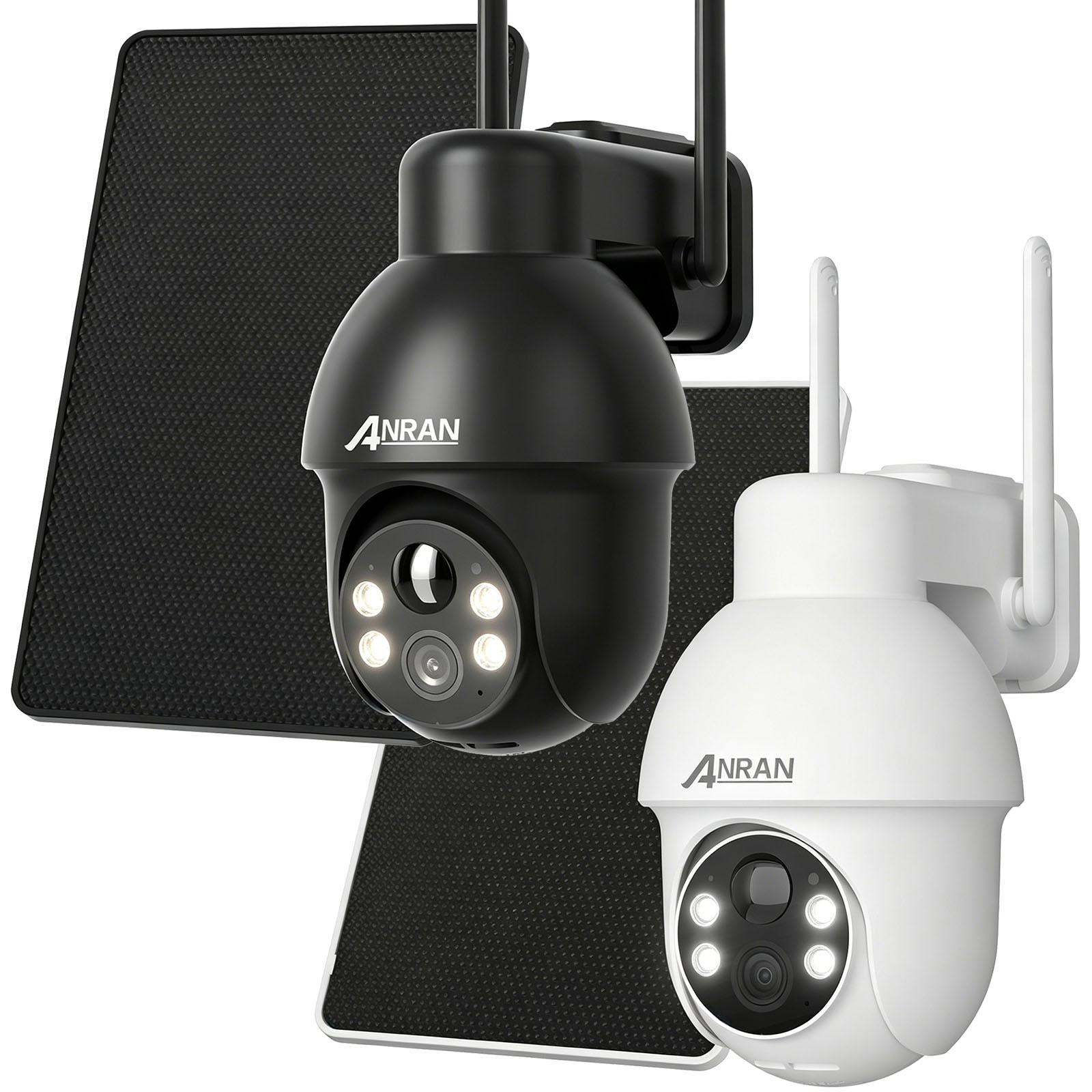 ANRAN Wireless Security Camera System Solar Panel Battery 5MP PTZ Home Outdoor