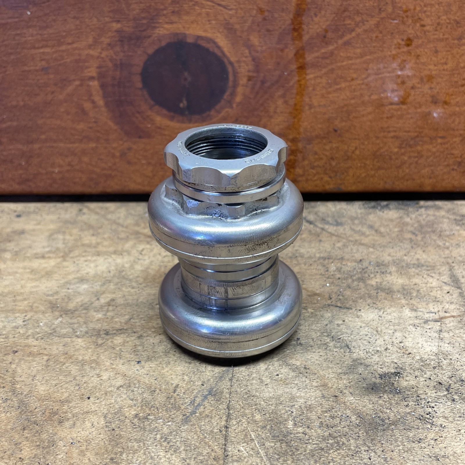 Vintage SHIMANO 600 1” Threaded Headset HP-6207 26.4mm 80’s Silver Alloy JAPAN!