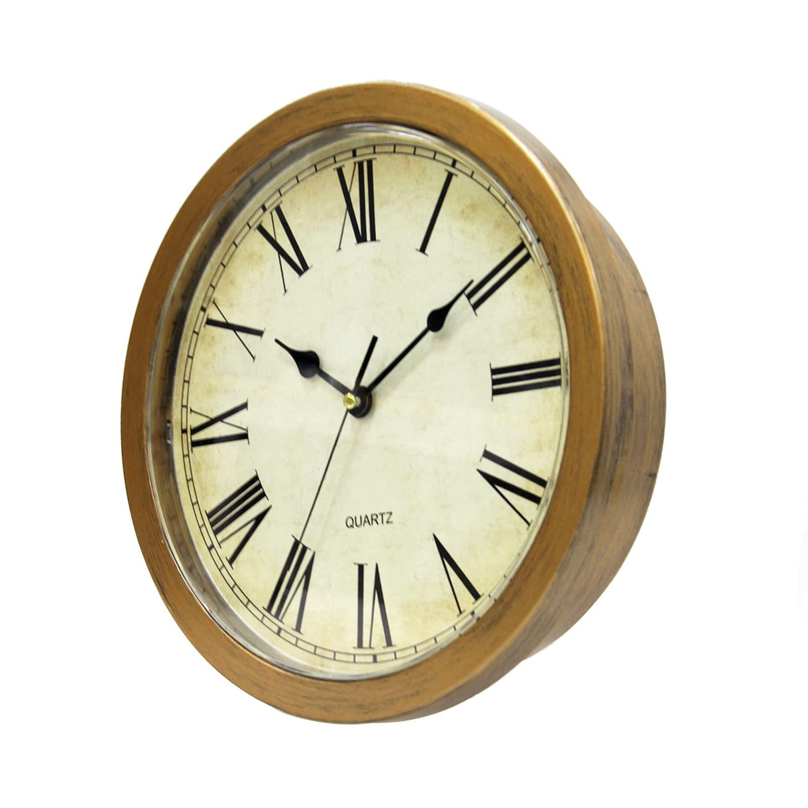 Secret Compartment, Upgraded Silent Thickened 10 Inch Plastic Wall Clock Dive...