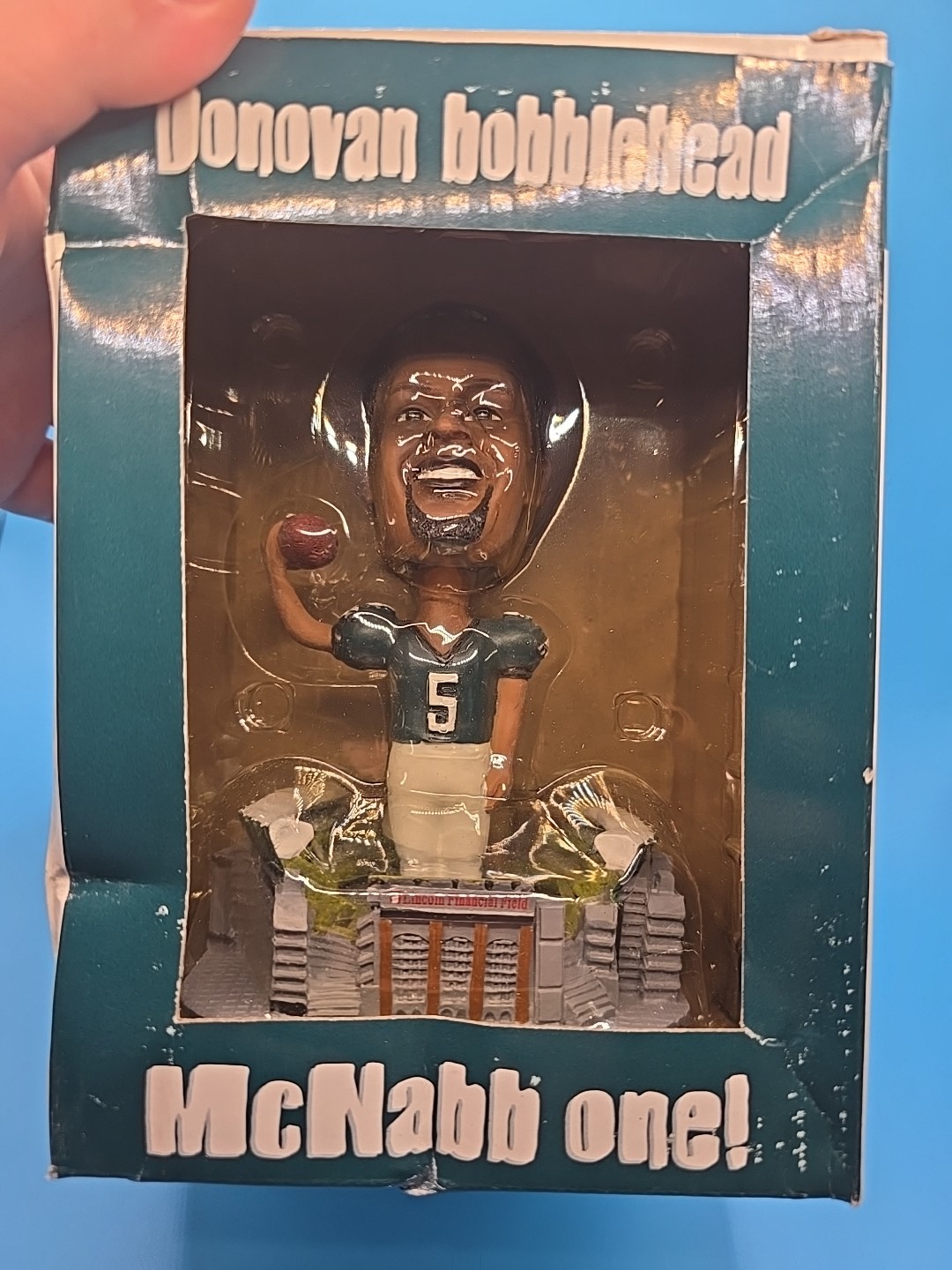 Philadelphia Eagles Donovan McNabb Sunoco Bobblehead 2004 New With Box