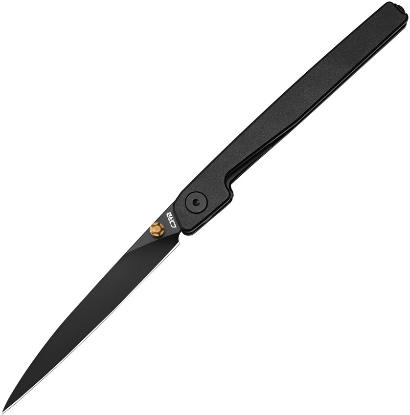 CJRB Lanky Linerlock Black Aluminum Folding AR-RPM9 Pocket Knife 1965BBK