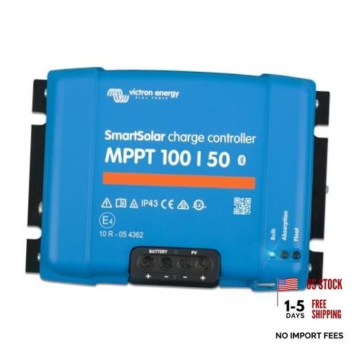 SmartSolar MPPT Solar Charge Controller (Bluetooth) - Charge 100V, 50A