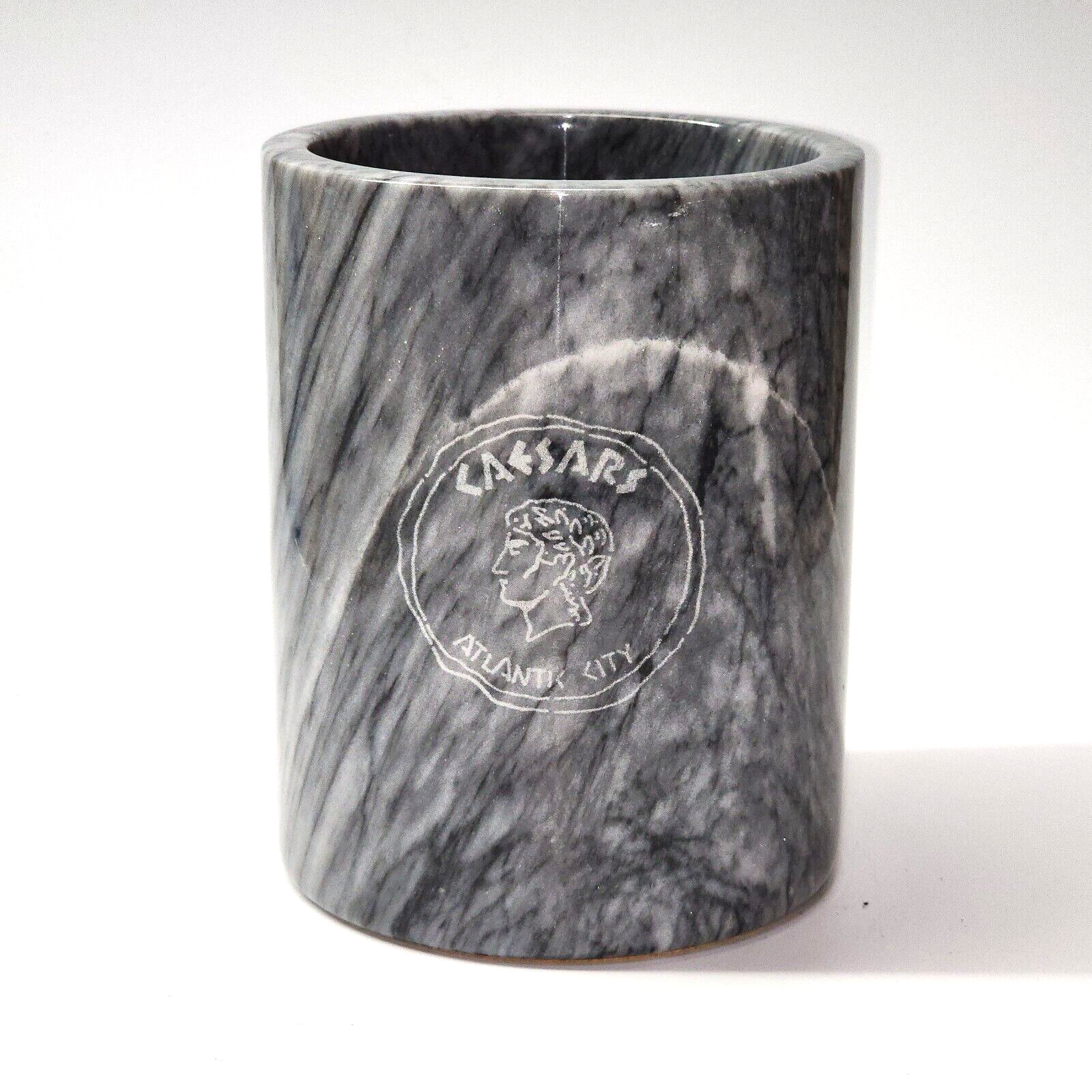 Caesar’s Palace Atlantic City Solid Marble Wine Chiller – Tiger Stripe – Etched