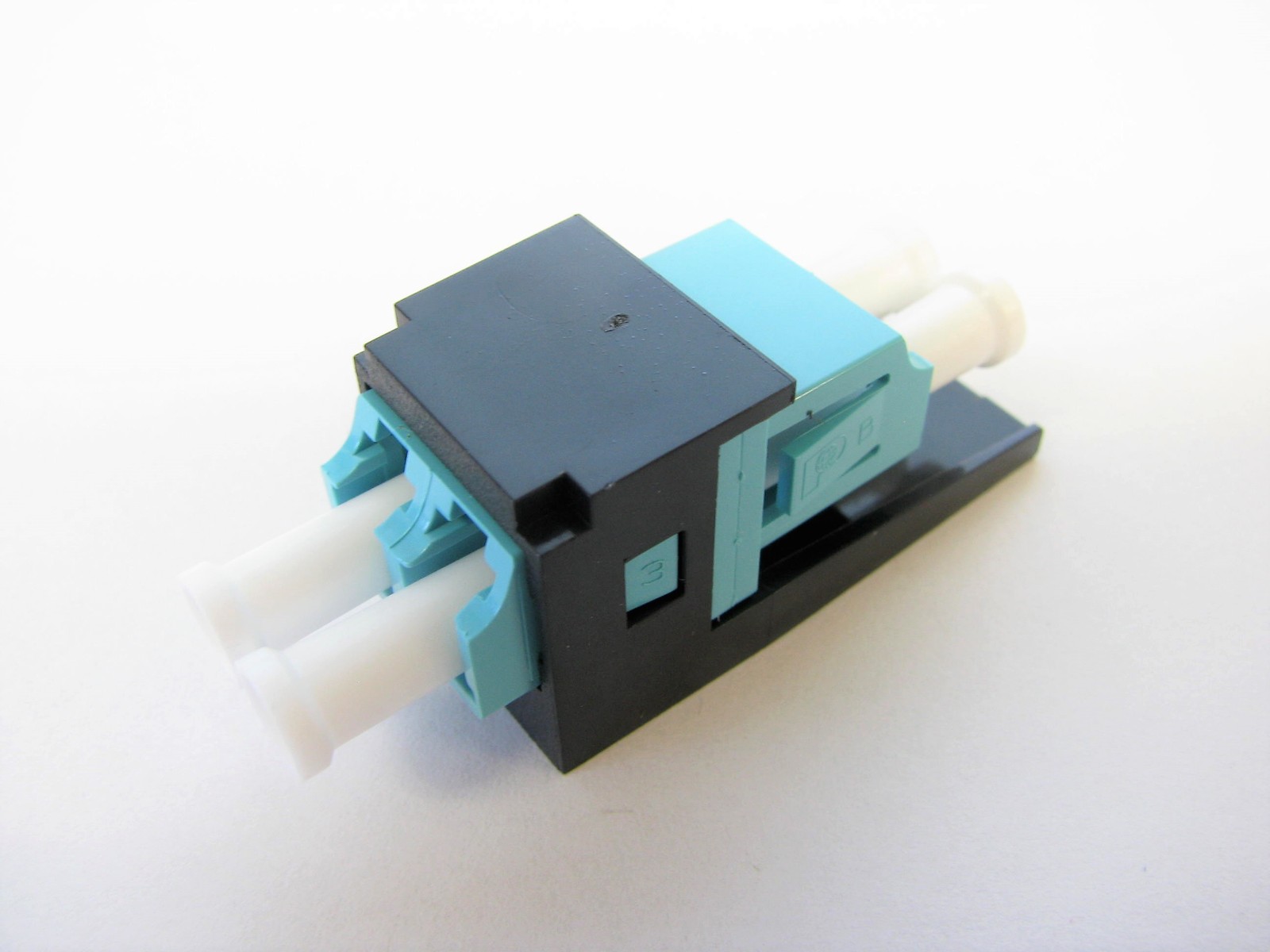 Panduit CMDSAQLCBL Adapter Module LC Duplex MM OM3/OM4 Aqua