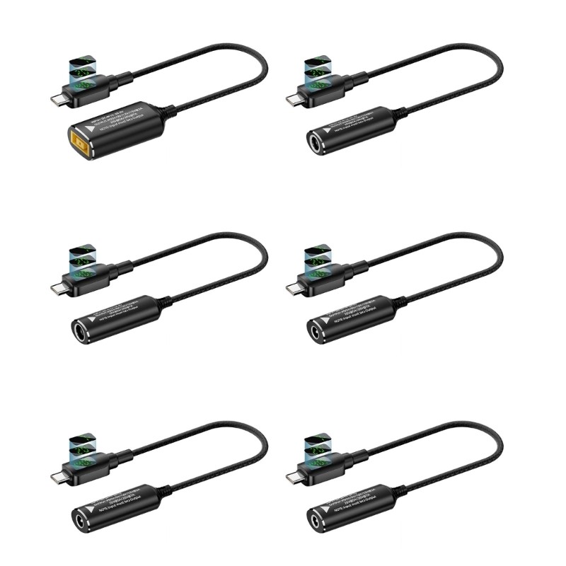 Sturdy Aluminum Input Type C Adapters Outdoor Use Universal Compatibility