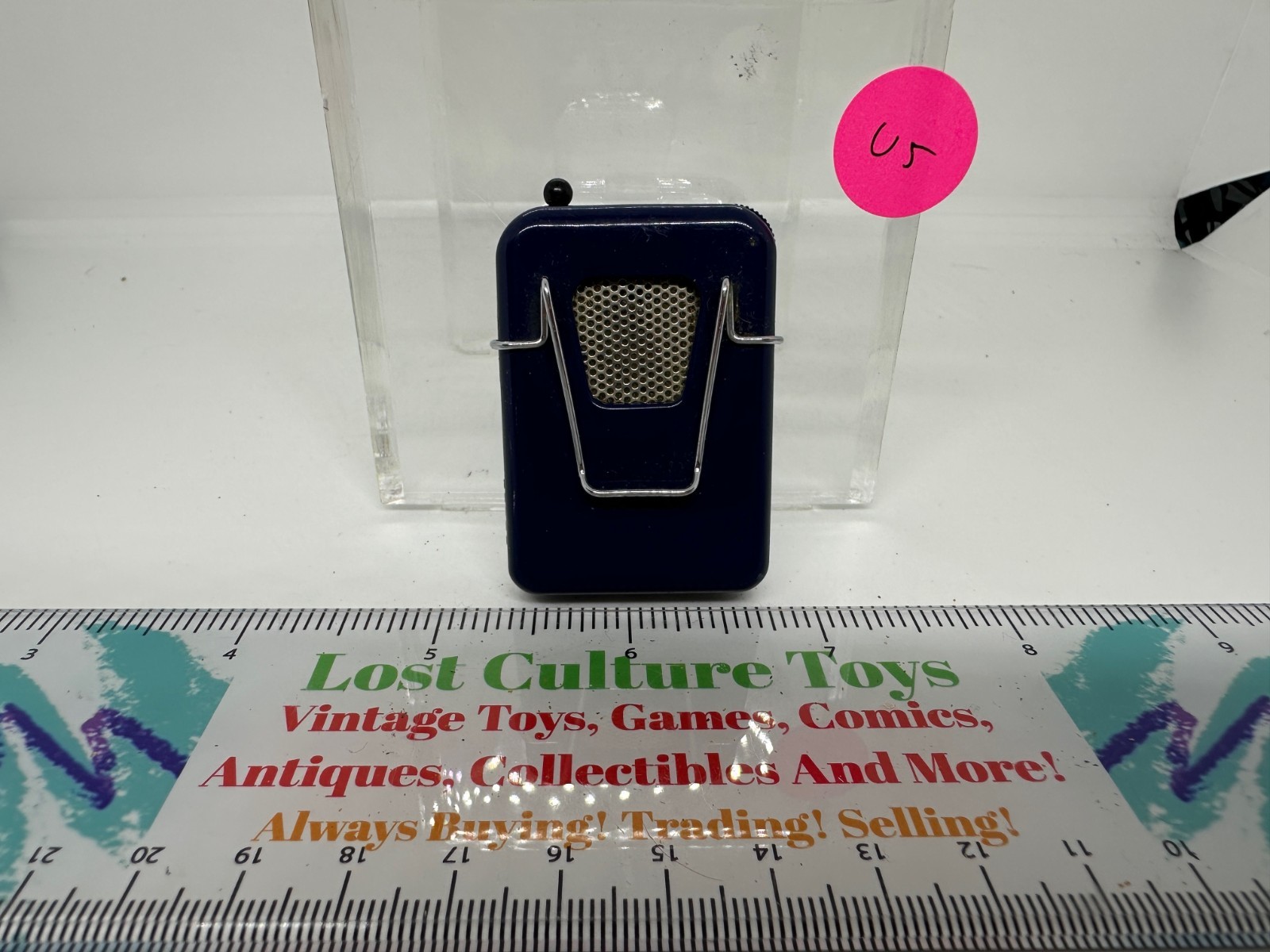 Vintage 1950s Maico Hearing Aid Model 3010 Mini Blue Device Only LotU5