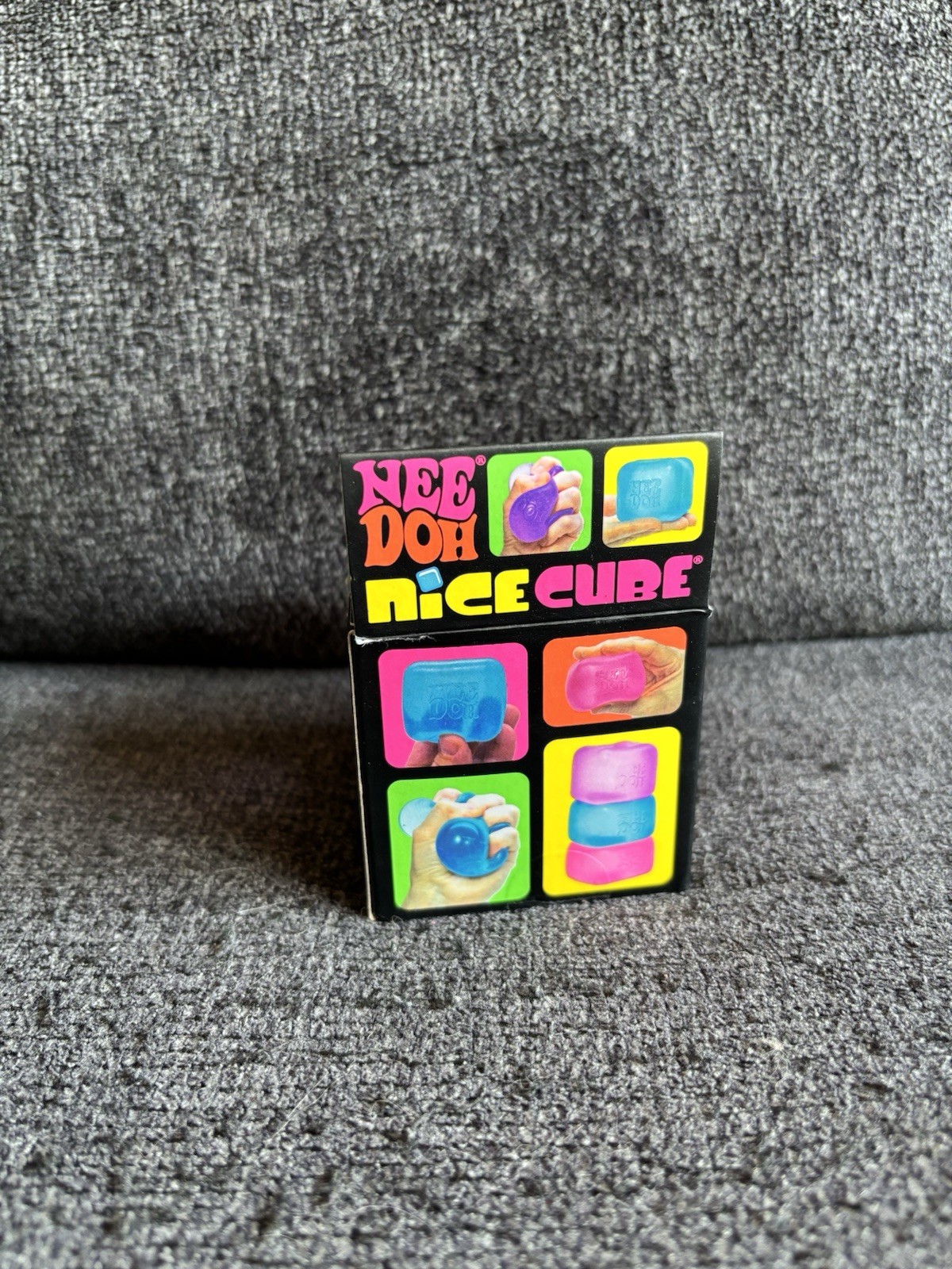NEW Nee Doh Nice Cube Super Solid Squish Toy Pink NEW