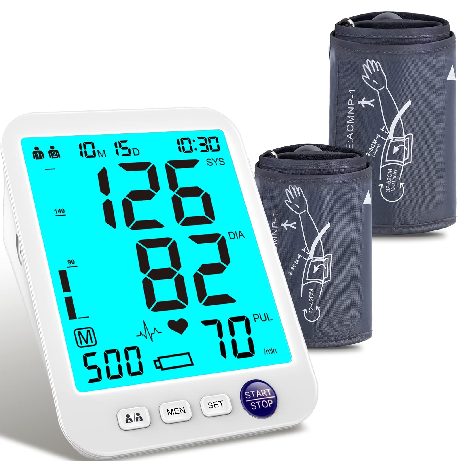 Blood Pressure Monitor-Automatic Machine XL Cuff Extra Large