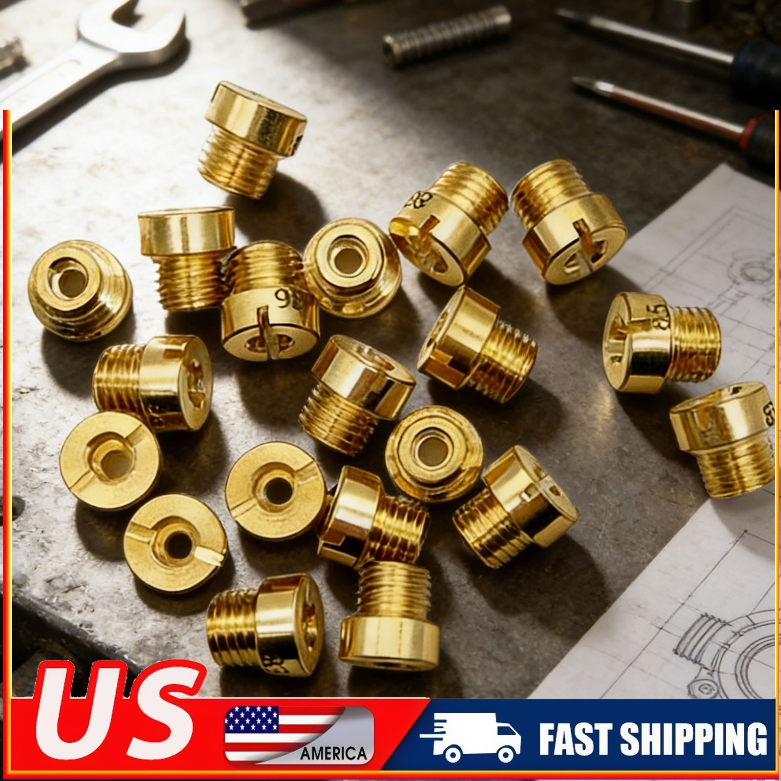 Main Jet Assortment Kit for holley 230 4150 4160 Carb Holley 36-181#64-99 xx1Oe6