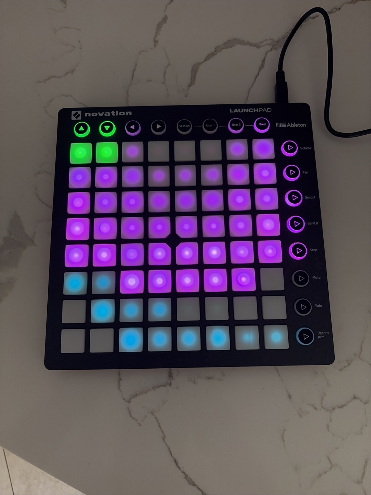 Novation Launchpad MK2 USB Midi Controller for Ableton 64 Velocity Pads TESTED!