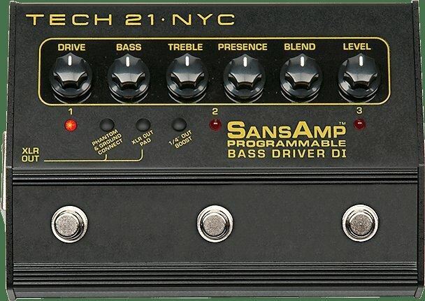 Tech 21 SansAmp Programmable Bass Driver DI *In Stock!