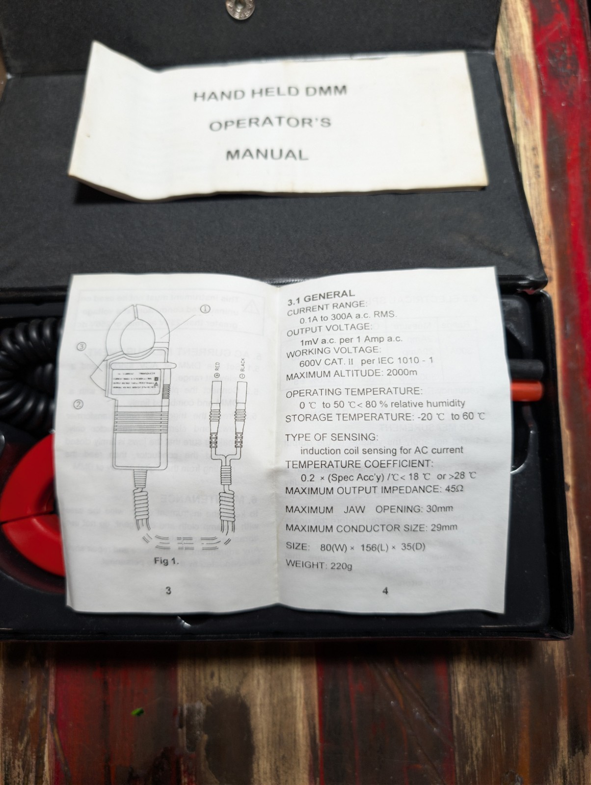 VELLEMAN AC97 MODULAR AC CURRENT TRANSDUCER