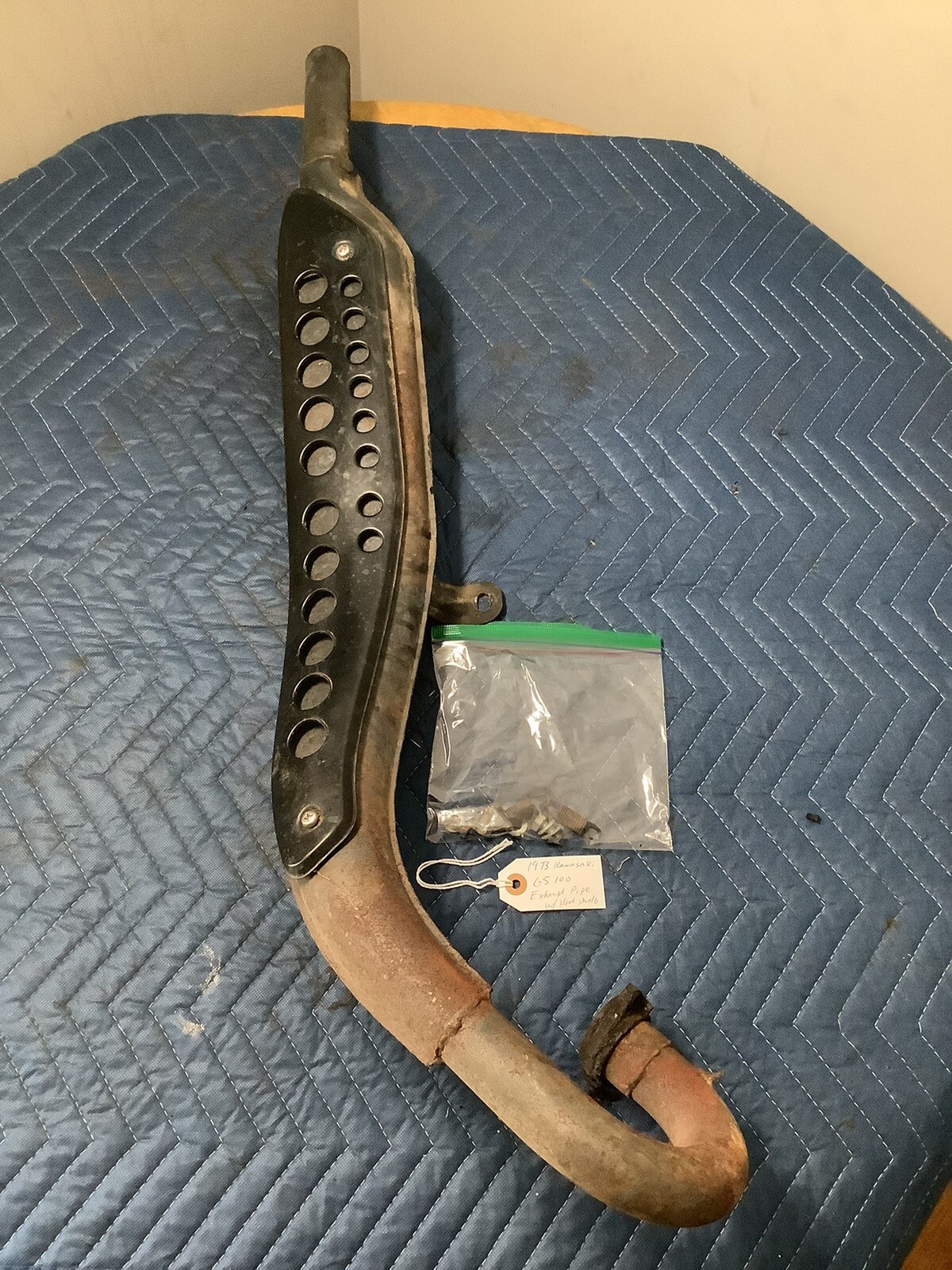 1973 Kawasaki G5 100 Ke 100 Exhaust Pipe Tail Pipe Header