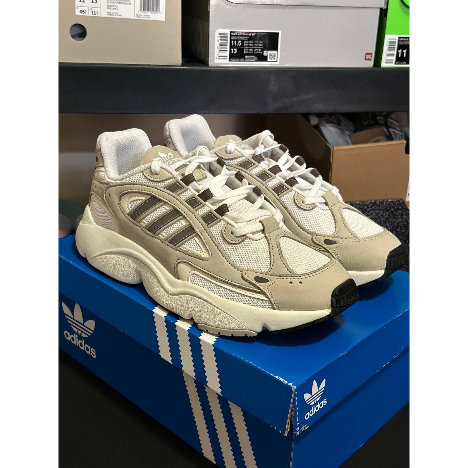 adidas Ozmillen White Putty Grey / $110 Retail!! / Size 8.5 / Brand New