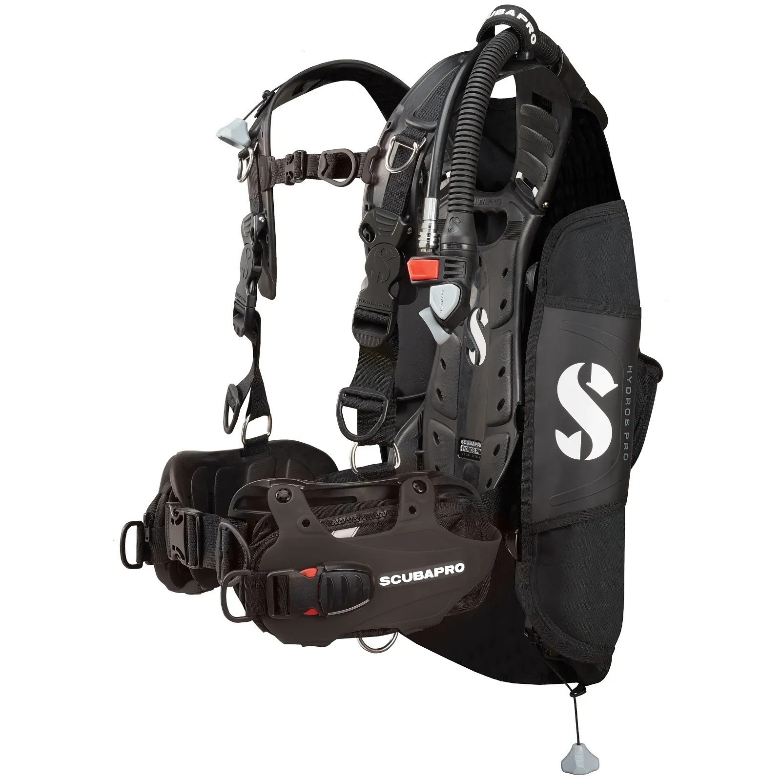 Scubapro Hydros Pro BCD Men's Size M Back Inflate w/ BPI Inflator NEW Black