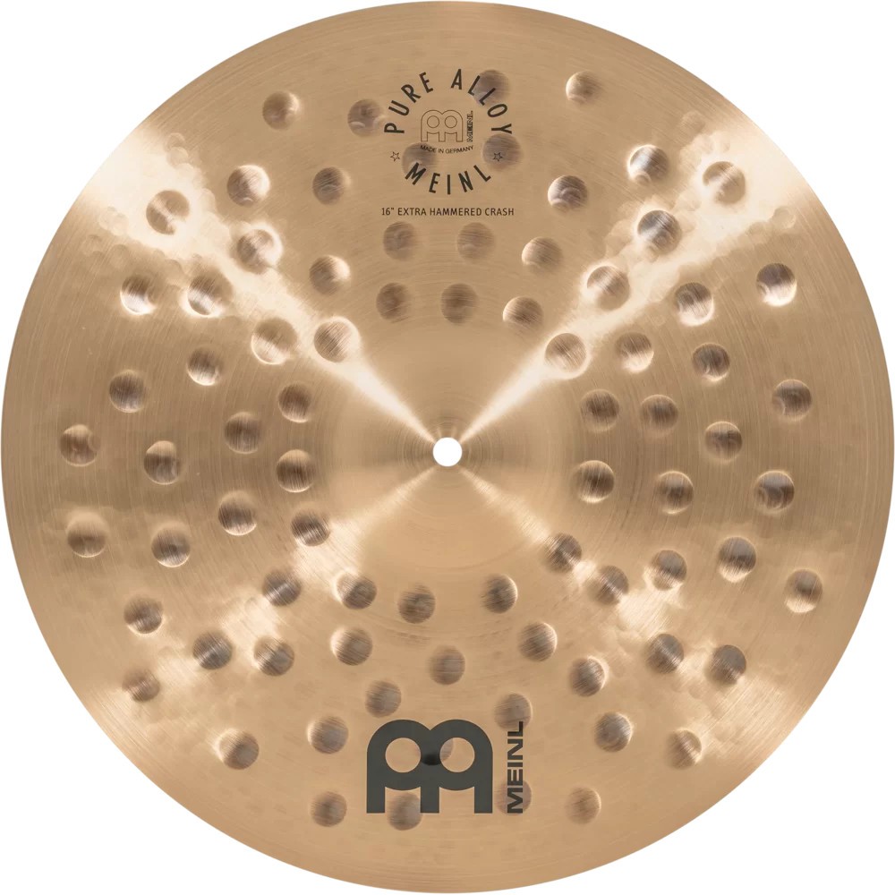 Meinl Pure Alloy Extra Hammered Crash Cymbal, 16"