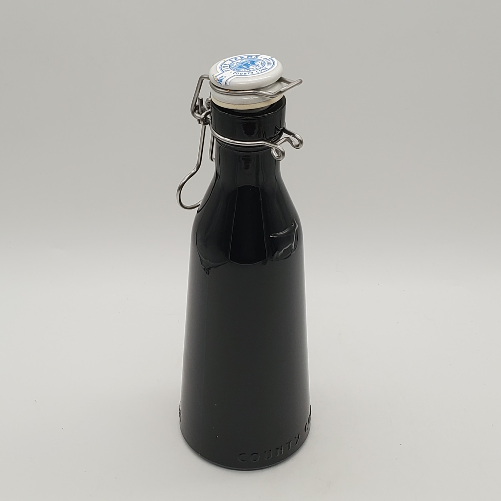 Five Farms County Cork Ireland Amber Brown Glass Swing Top Bottle 750ml