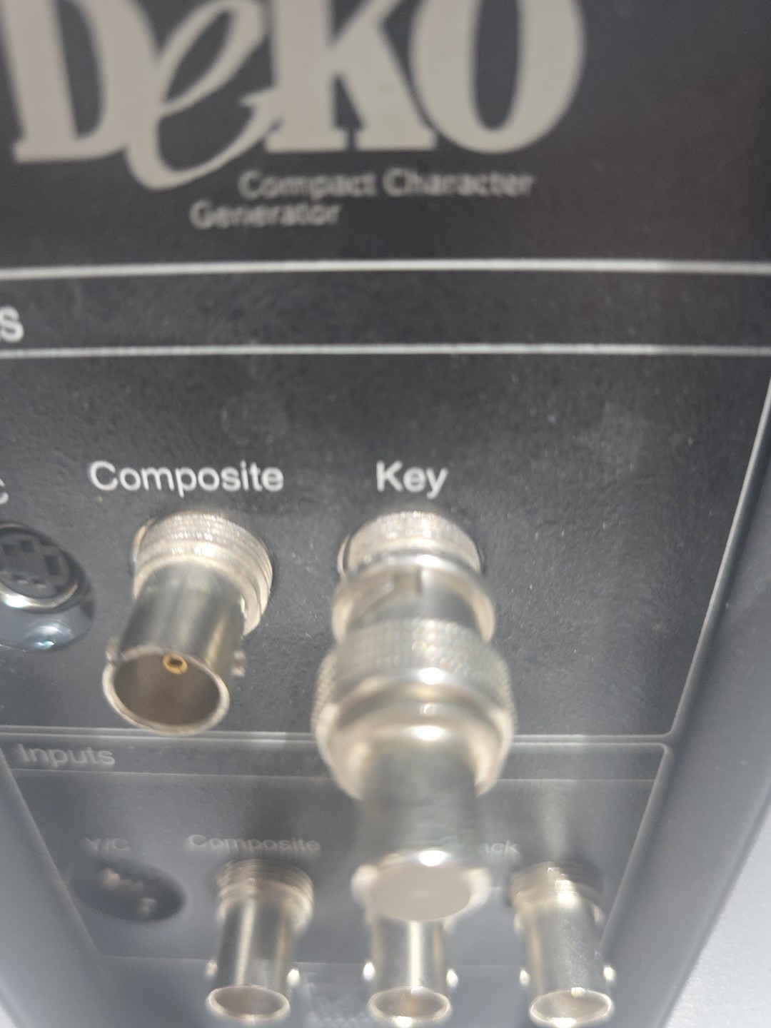 Deko Compact Character Generator Pinnacle Systems
