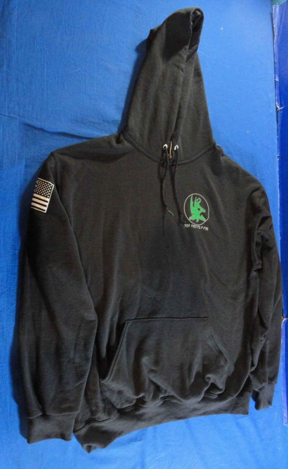 DISCONTINUED USAF AIR FORCE 321st TRS FLT 130 UNIT TEAM HOODIE BLACK LARGE