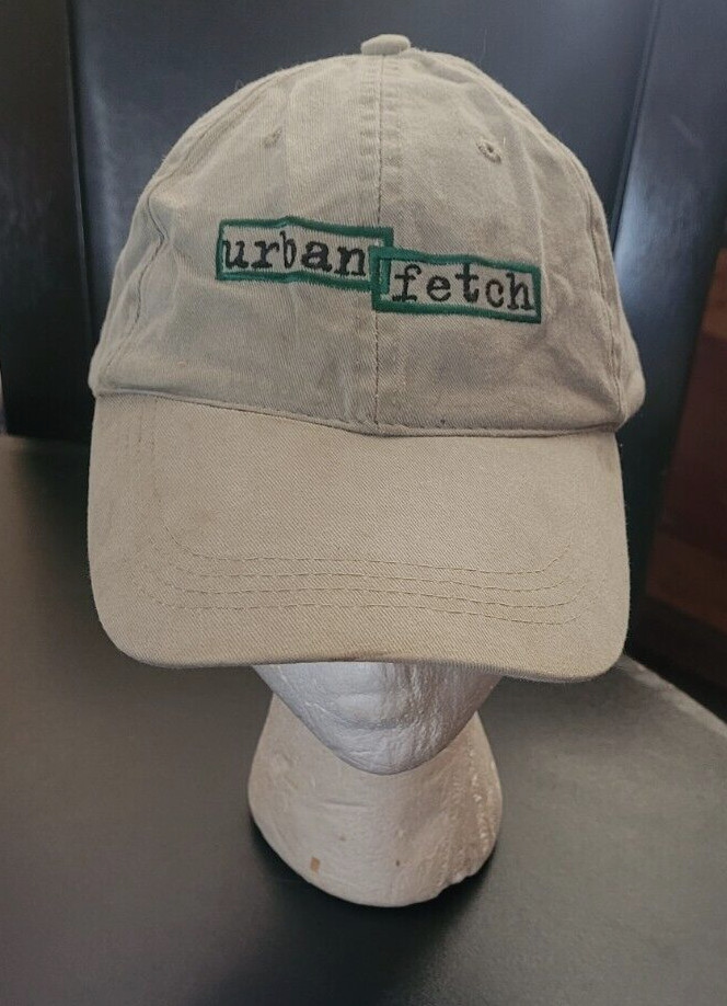 Urban Fetch Food Delivery Hat;Otto Caps; Khaki w/Green Stitching;Adj;100% Cotton