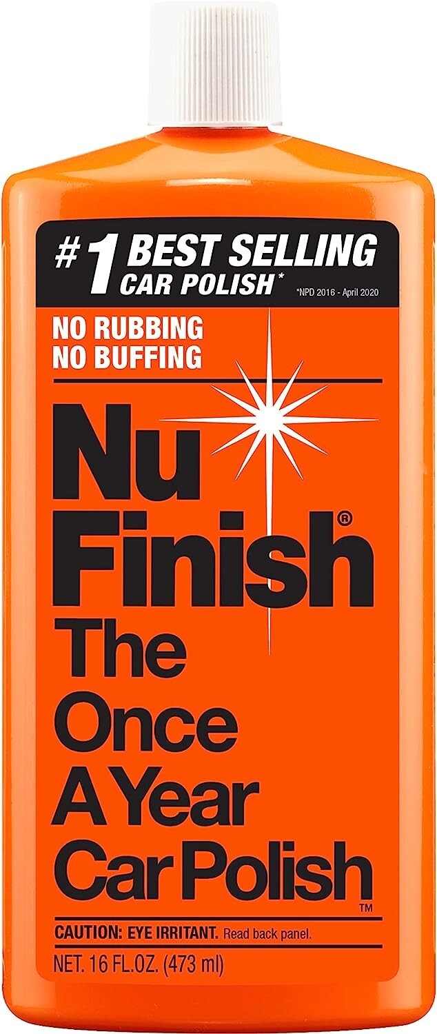 Nu Finish NF-76 Liquid Car Polish The Once A Year Car 16oz Bottle - SHIPS FAST!!