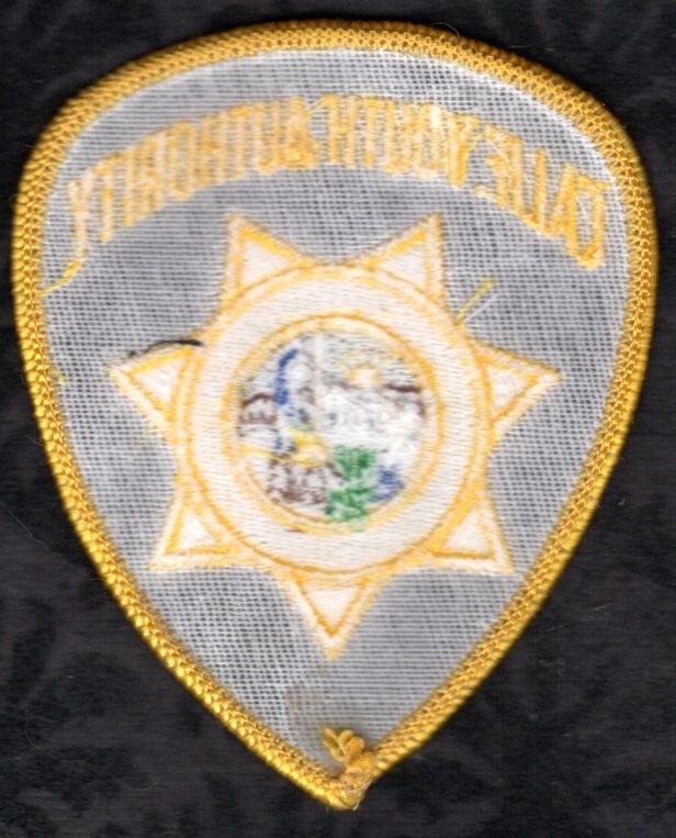 California Dept. Youth Authority Patch Used = 2-7/8" x 3-1/2"