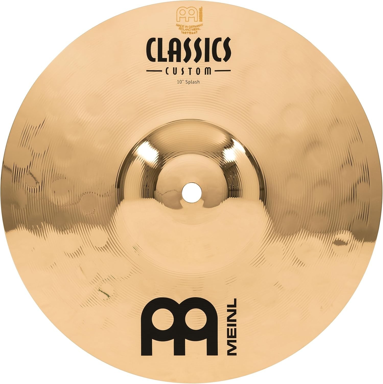 Meinl 10" Splash Cymbal - Classics Custom Brilliant - Made In Germany (CC10S-B)