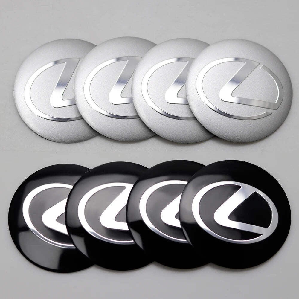 4Pcs 56MM Car Emblem Wheel Center Cover Hub Sticker Accessories For Lexus FSPORT