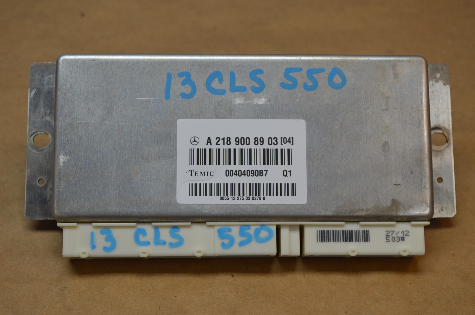2013 W218 MB CLS63 AMG 4 MATIC AIR SUSPENSION CONTROL UNIT MODULE 2189008903