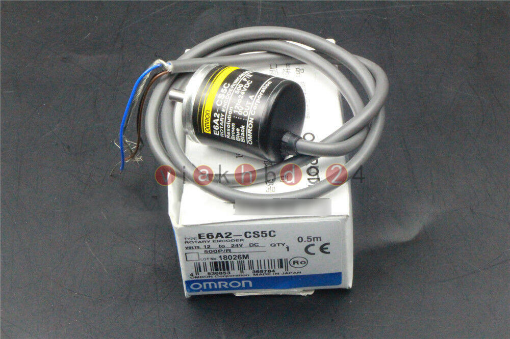 ONE OMRON E6A2CS5C E6A2-CS5C 500P/R Rotary Encoder New