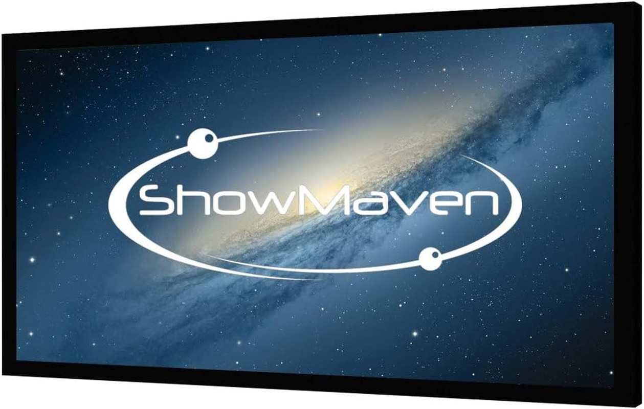 120" 16:9 Fixed Frame Projector Screen for 4K Ultra HD Home Theater