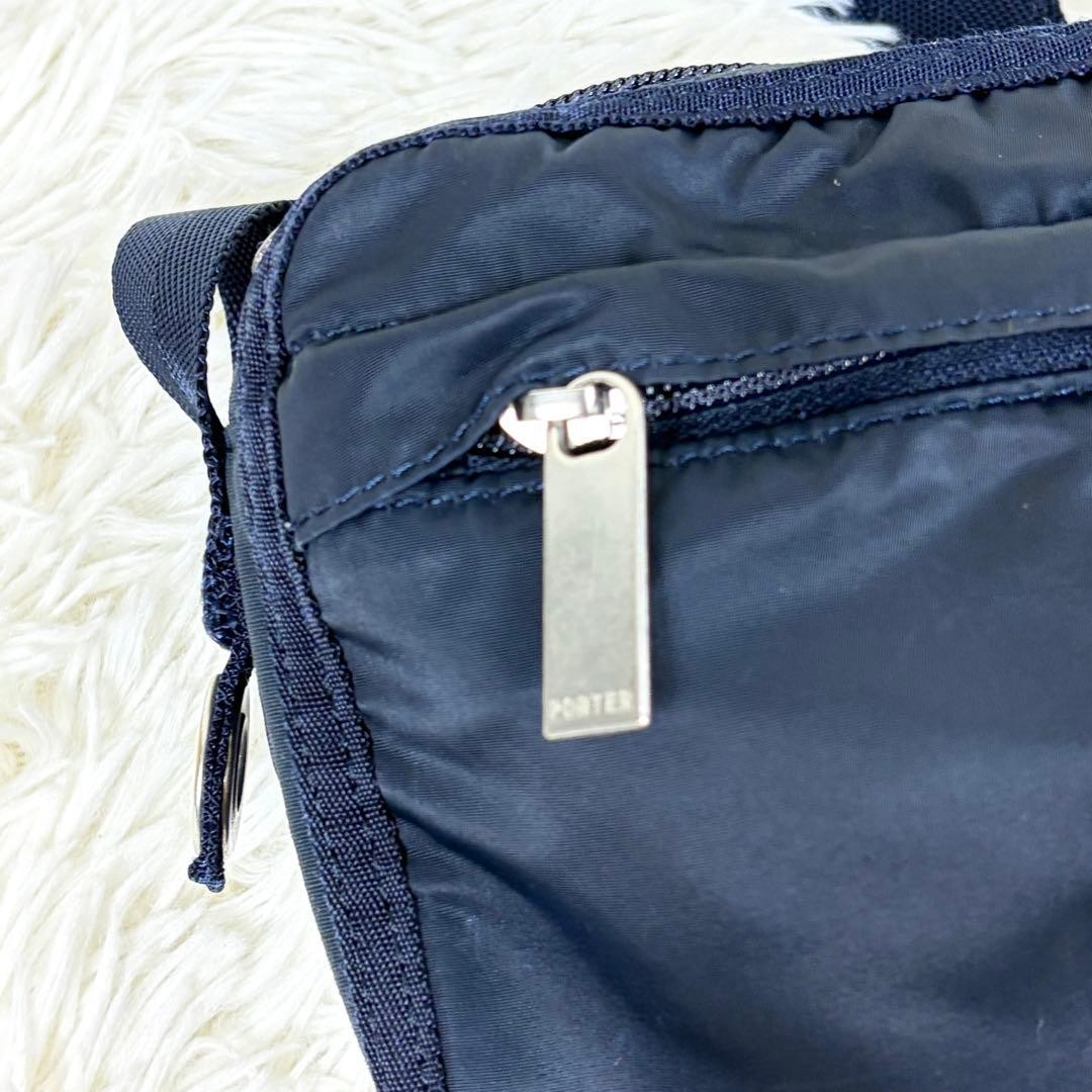 Porter Yoshida Bag Mini Shoulder Nylon Navy Excellent Condition