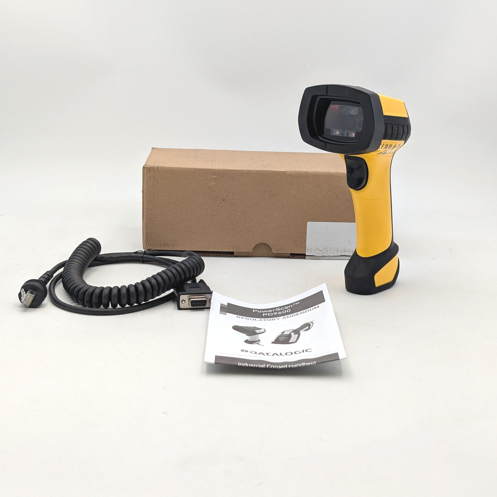 Datalogic Powerscan PD9630 Barcode Scanner Kit (PD9630-SRK2) in Yellow